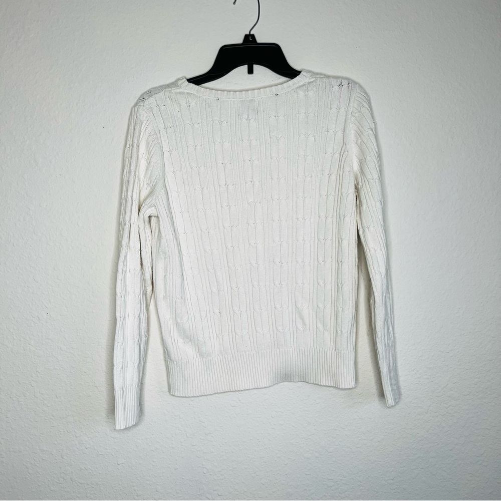 St John's Bay Cream Sweater - Picture 4 of 7